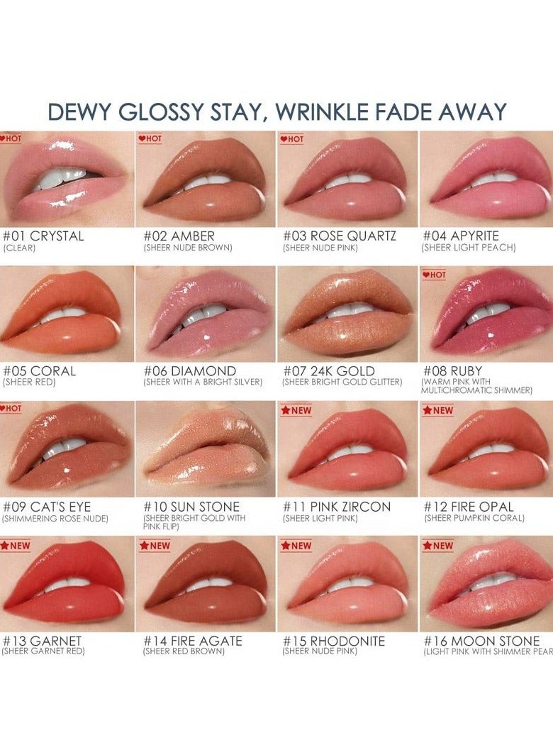 FOCALLURE High Shine Lip Glow Fire Agate FA-153 -14 - Image 5