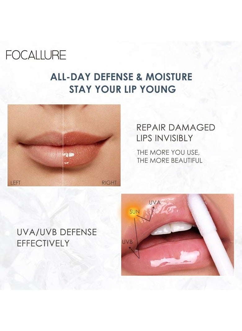 FOCALLURE High Shine Lip Glow Fire Agate FA-153 -14 - Image 2