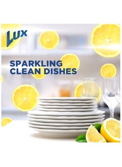 Lux Dishwash Liquid For Sparkling Clean Dishes Lemon 725ml (Pack of 2)  - Image 2