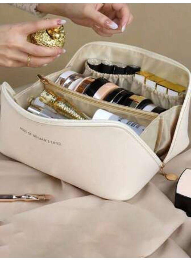 حقيبة انيقة لتنظيف ادوات التجميل - مناسبة للسفر