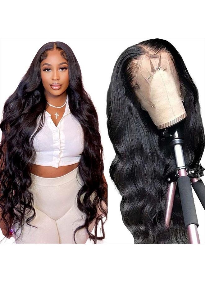 Holiden - 13x4 Lace Front Human Hair Wig 24 Inch Body Wave Lace Front Wigs Human Hair Pre Plucked with Baby Hair Glueless HD Lace Frontal Wigs 180% Density Human Hair Wigs for Black Women - Image 1