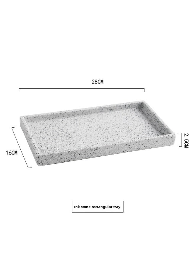 Nordic Marble Rectangle Serving TrayRectangular (terrazzo ceramic) Rectangular (terrazzo ceramic)
