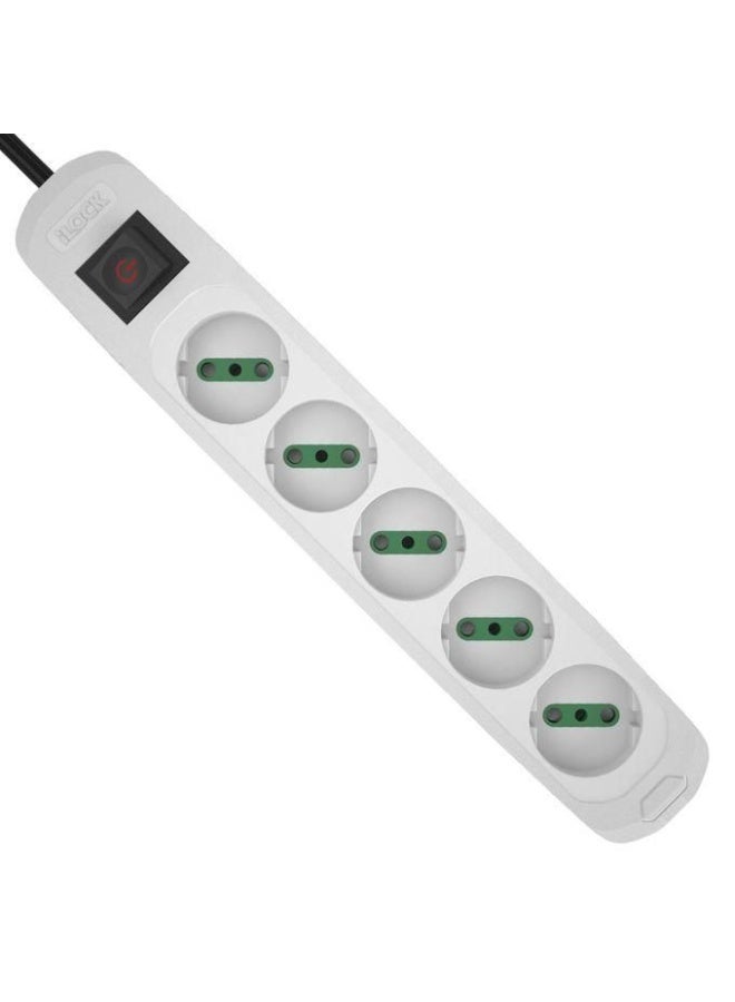 iLOCK Power Strip – 5 Outlets, 16A, 3500W, 3-Meter Cable - Image 3