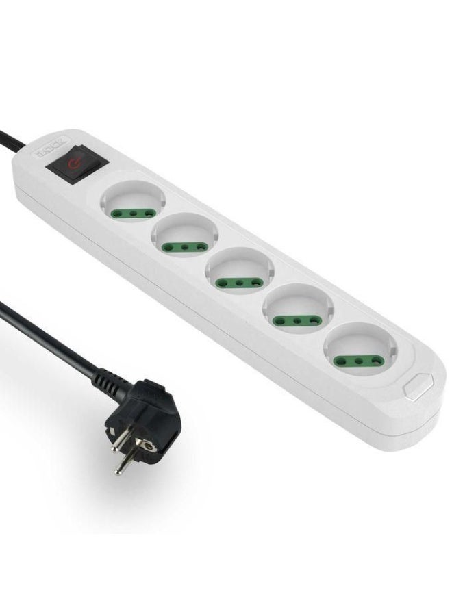iLOCK Power Strip – 5 Outlets, 16A, 3500W, 3-Meter Cable - Image 2