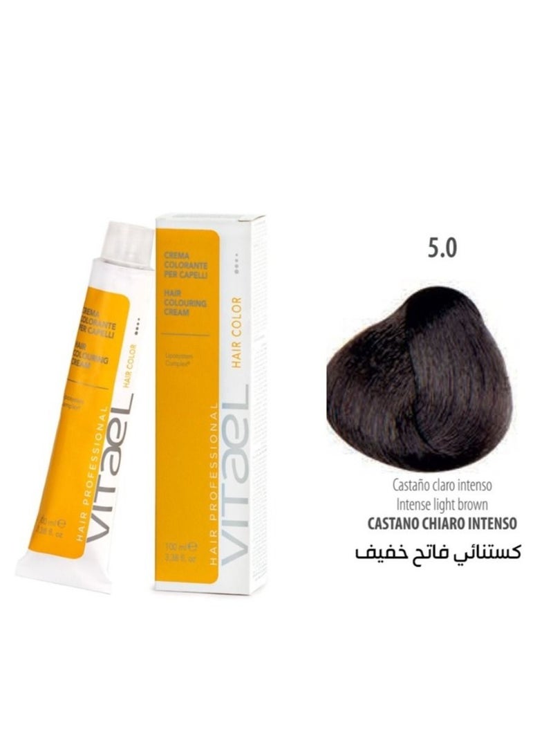 فيتال صبغة شعر كستنائي فاتح خفيف  100 مل - Image 1