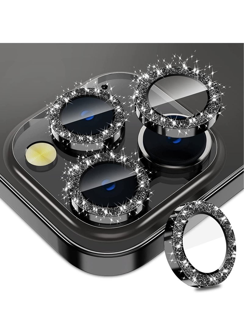 ELTRAZONE for iPhone 14 Pro - iPhone 14 Pro Max Camera Lens Protector, 9H Tempered Glass Camera Cover Screen Protector Metal Individual Ring for iPhone 14Pro 6.1 inch iPhone 14 ProMax 6.7 inch (Graphite Gray - Image 1