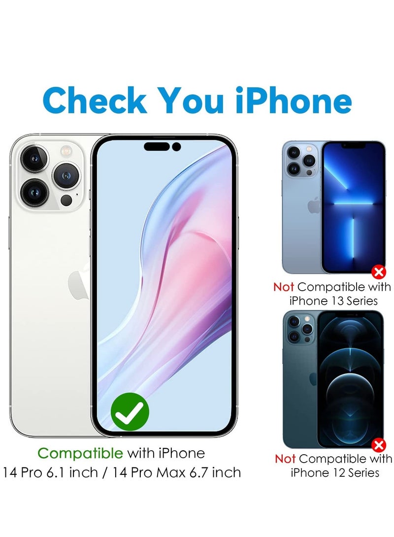 ELTRAZONE for iPhone 14 Pro - iPhone 14 Pro Max Camera Lens Protector, 9H Tempered Glass Camera Cover Screen Protector Metal Individual Ring for iPhone 14Pro 6.1 inch iPhone 14 ProMax 6.7 inch (Graphite Gray - Image 3