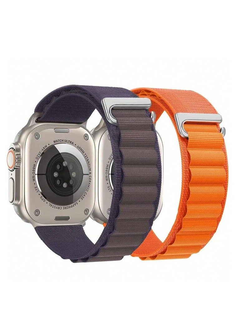 Trail Loop Strap for Apple Watch Ultra Band 49mm 45mm 44mm 42mm iWatch Ultra Band Men Women, Rugged Sport Strap Soft Nylon Wristband for iWatch Ultra 2 Bands Series 9 8 7 6 5 4 3 2 1 SE  - Image 4