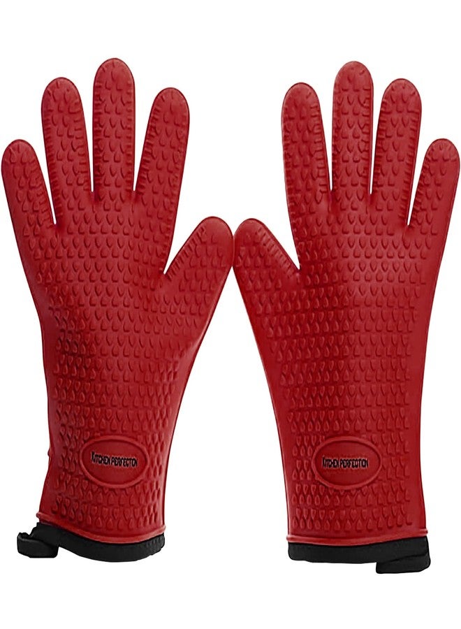 Kitchen perfection Gloves- Royal Red - Image 1