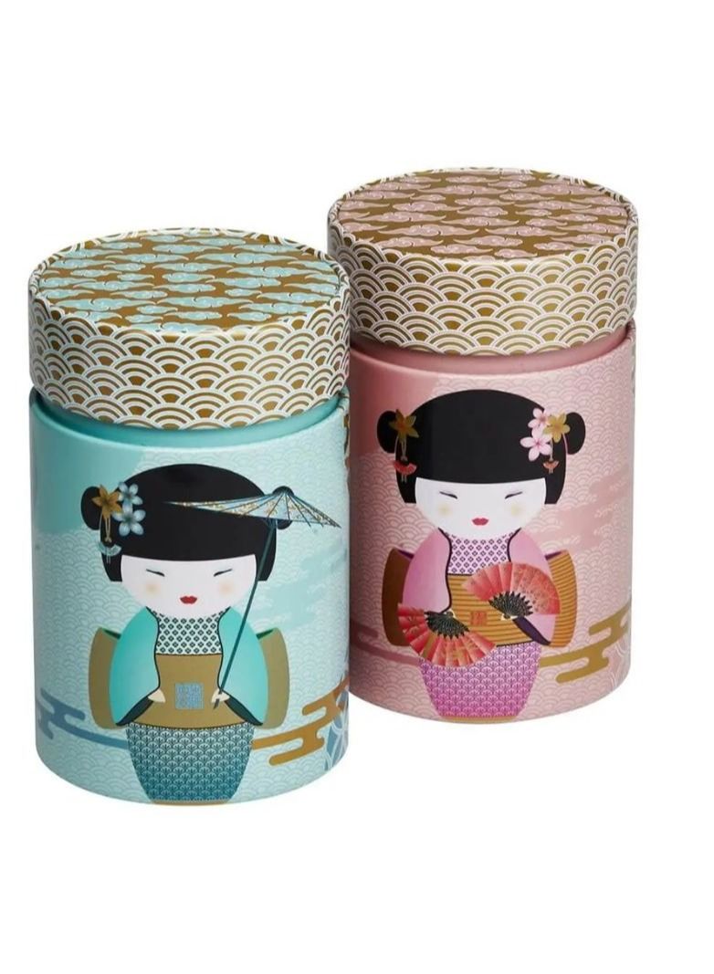 تيلاند حاوية شاي صغيرة من الجيشا مع أغطية مزدوجة محكمة الغلق لأكياس الشاي والشاي السائبة 150 جرام - Image 4