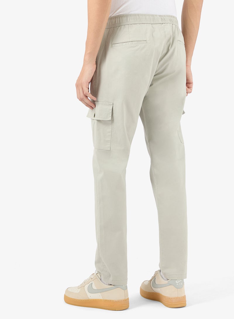 سفنتي فايف بنطلون كارجو بقصة ضيقة فاخرة - Image 3