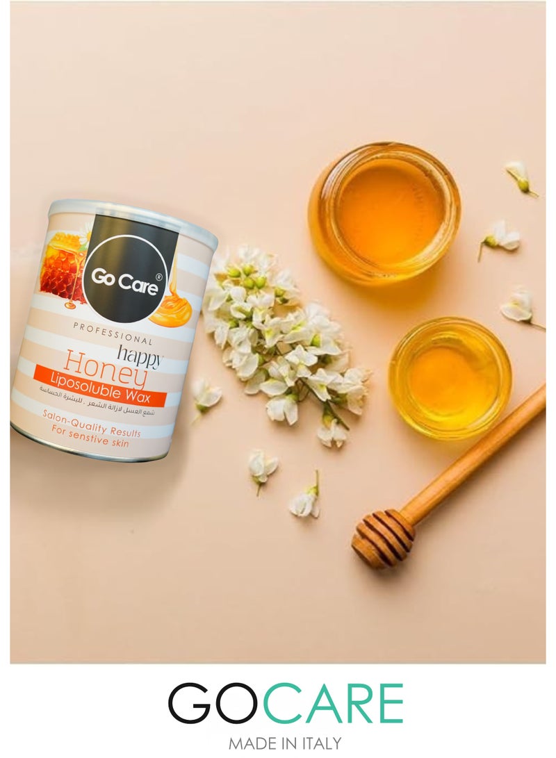 GoCare Professional Liposoluble Hair Wax in Can - Honey 600ml - Image 3