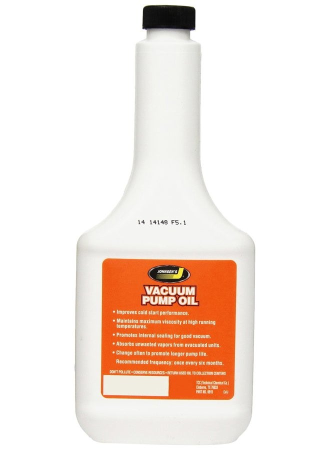 Johnson's 6915 Vacuum Pump Oil - 12 oz. - Image 2