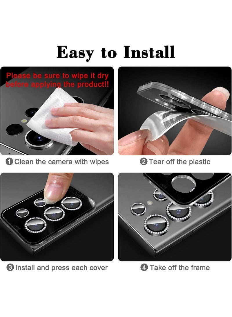 Muzz Camera Lens Protector for Samsung Galaxy Z Fold 7 5G,Shatterproof, Ultra-HD 9H Tempered Glass Camera Screen Protector Metal Ring Cover Film Samsung Galaxy Z Fold 7 2025 (Pink) - Image 5