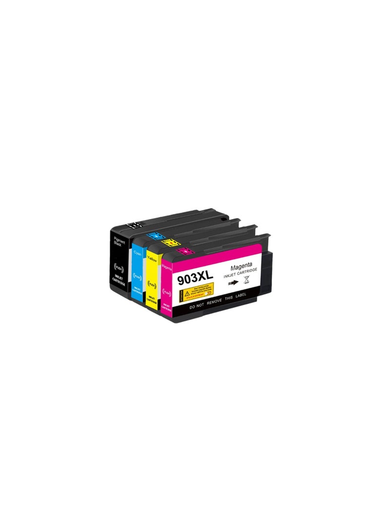 903XL Multipack Printer Cartridges Compatible with Officejet Pro 6970 6960 for Officejet 6950 6960 All-in-One Printer (Black Cyan Magenta Yellow, Pack of 4) - Image 1