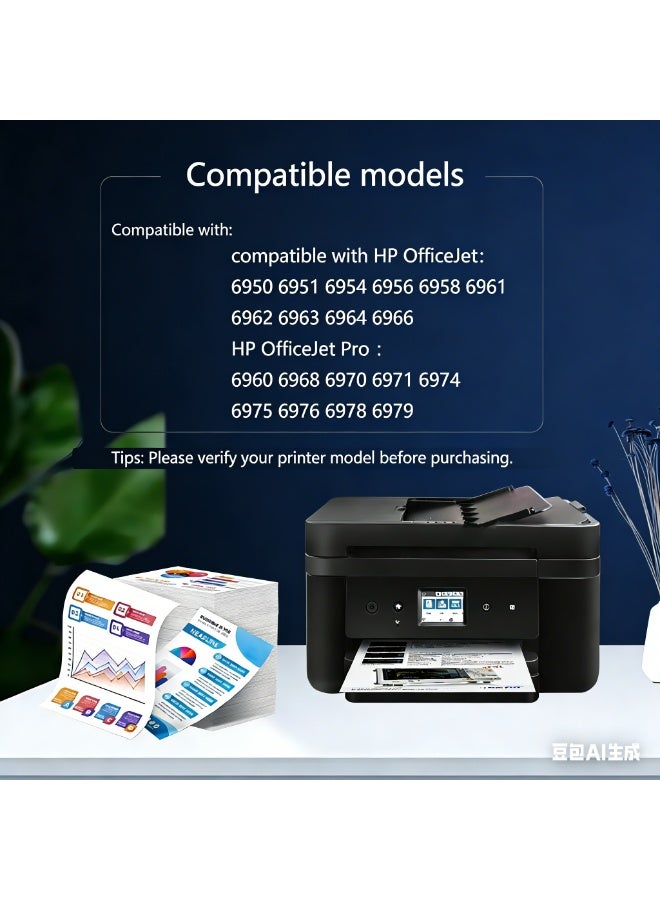 903XL Multipack Printer Cartridges Compatible with Officejet Pro 6970 6960 for Officejet 6950 6960 All-in-One Printer (Black Cyan Magenta Yellow, Pack of 4) - Image 2