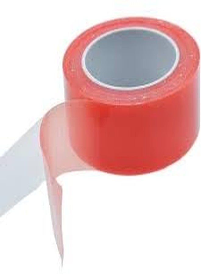 TRUEBOND Double Sided Polyester Tape Red Liner (Size - 24mm X 25 Meter) pack of 2 - Image 2