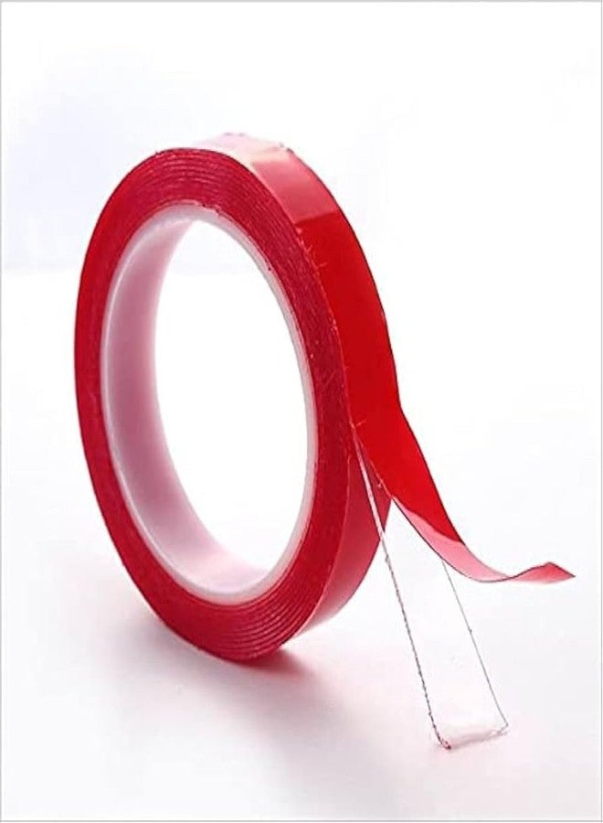 TRUEBOND Double Sided Polyester Tape Red Liner (Size - 24mm X 25 Meter) pack of 2 - Image 3