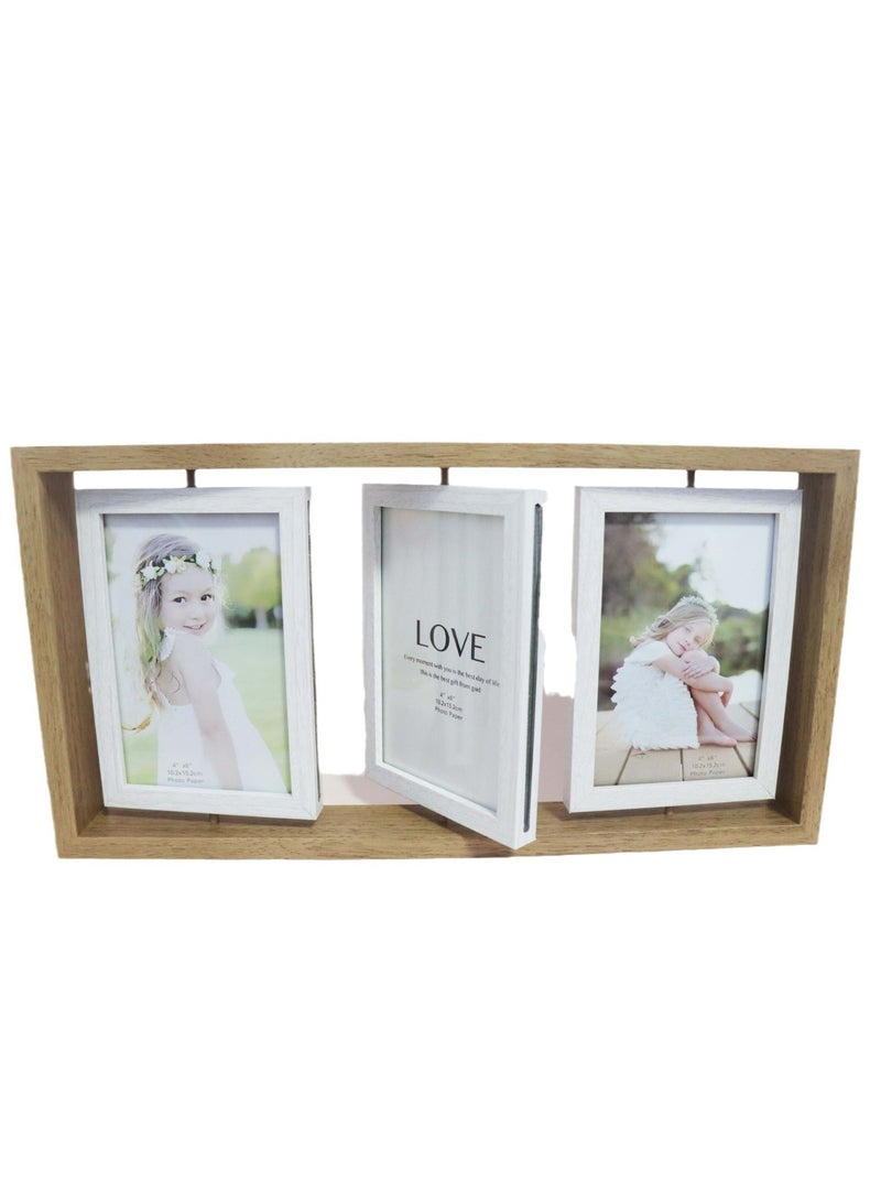 إطار صور خشبي لطاولة - Image 1