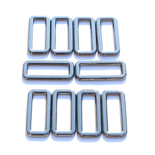 DGOL 30pcs 1 inch Thin Belt Bag Die Cast Rectangle Ring Buckles Webbing Strap Loops Adjuster Square Buckle in 3 Color - Image 4