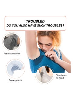 Y&D 20 Pcs Sweat Pads Underarm Armpit Block for Sweating Women and Men Premium Shield Fight Hyperhidrosis,Comfortable Unflavored Disposable Underarm Pads Non Visible Dress Guards  - Image 4