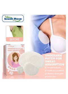 Y&D 20 Pcs Sweat Pads Underarm Armpit Block for Sweating Women and Men Premium Shield Fight Hyperhidrosis,Comfortable Unflavored Disposable Underarm Pads Non Visible Dress Guards  - Image 3