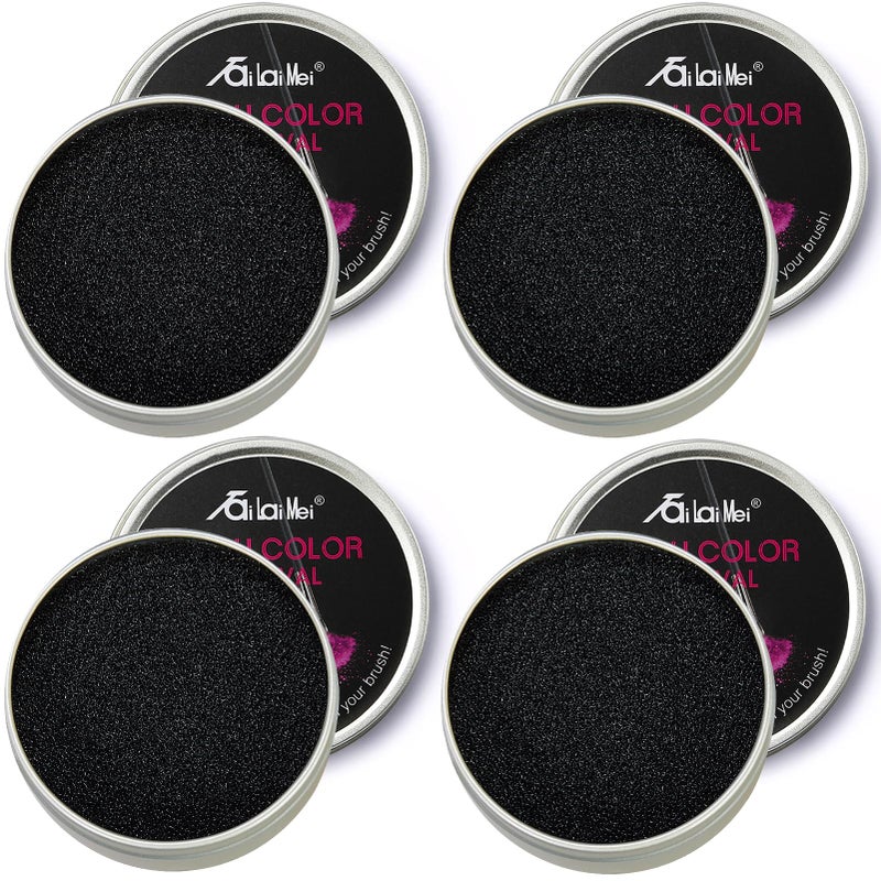 TailaiMei TailaiMei 4 Pack Color Removal Cleaner Sponge Quickly  Easily Clean Makeup Brushes Without Water or Chemical Solutions Eliminating Drying Time  Switch Eyeshadow Colored Immediately