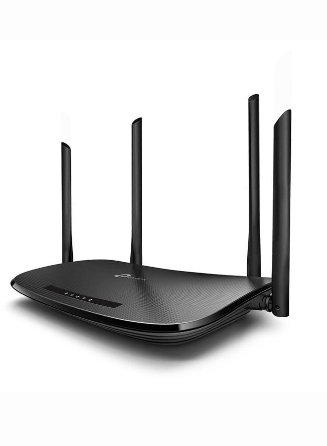 تي بي لينك راوتر مودم لاسلكي VDSL/ADSL يعمل بتيار متناوب بسرعة نقل بيانات تصل إلى 1200 ميجابت في الثانية طراز Archer VR300 أسود - Image 2