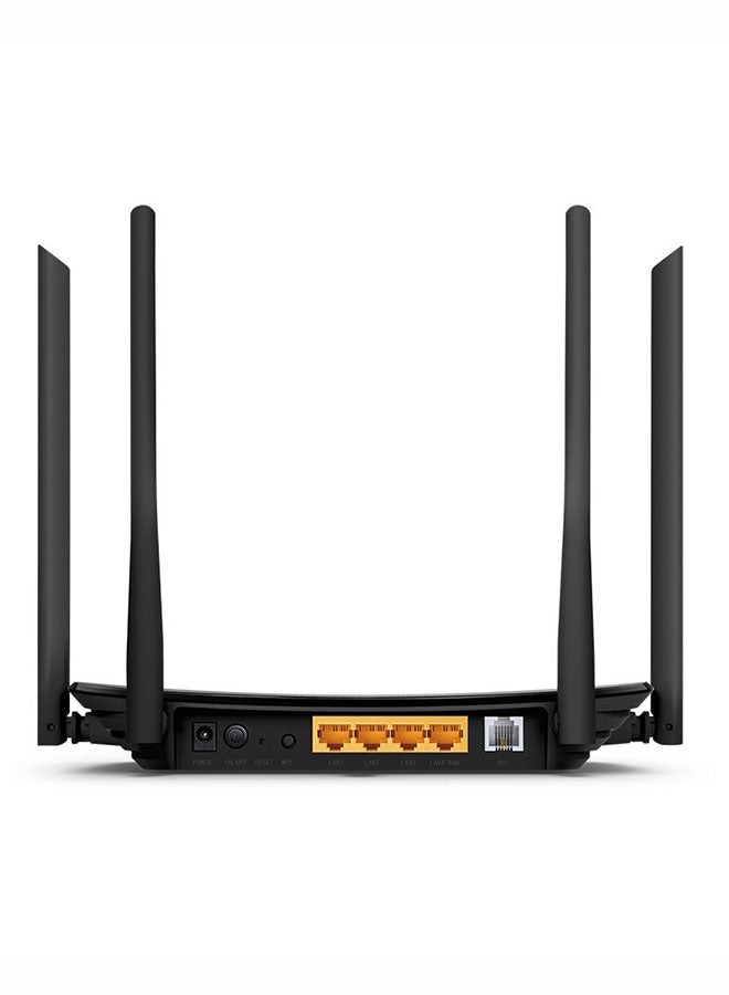 تي بي لينك راوتر مودم لاسلكي VDSL/ADSL يعمل بتيار متناوب بسرعة نقل بيانات تصل إلى 1200 ميجابت في الثانية طراز Archer VR300 أسود - Image 3
