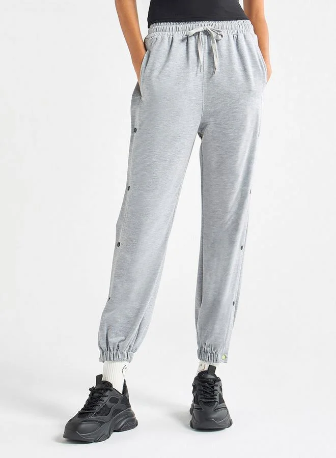 سبلاش فيڤ بنطلون رياضي سادة برباط إغلاق وجيوب