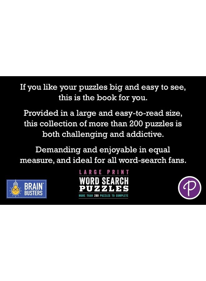 Large Print Word Search Puzzles: Over 200 Puzzles to Complete - Image 2