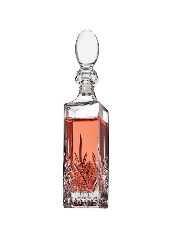 Godinger Mini Whiskey Decanter for Liquor Whisky Vodka or Wine - 10oz, Dublin Collection - Image 1