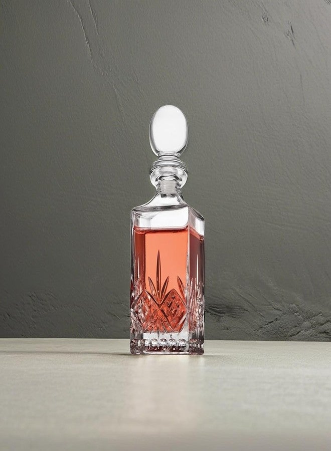 Godinger Mini Whiskey Decanter for Liquor Whisky Vodka or Wine - 10oz, Dublin Collection - Image 3