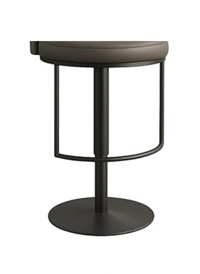 YI ONE Bar Chair & Bar Stool – Titanium PU Leather Seat with Swivel Rotation, Adjustable Height, Footrest & Back Support, High-Quality Modern Design for Kitchen & Home - Image 5