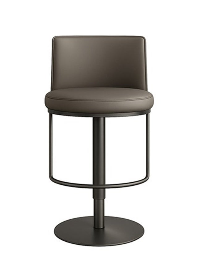YI ONE Bar Chair & Bar Stool – Titanium PU Leather Seat with Swivel Rotation, Adjustable Height, Footrest & Back Support, High-Quality Modern Design for Kitchen & Home - Image 3