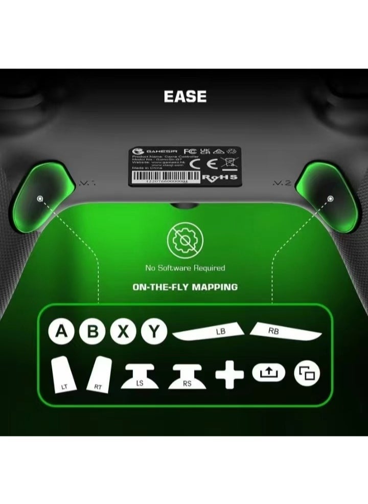 General - Classic Gamepad GameSir G7 Wired Gaming Controller for Xbox Series X/S, Xbox One, Windows 10/11 Mappable Buttons with Hall Effect Joysticks/Hall Trigger, 3.5mm Audio Jack Swappable Faceplates - Image 1
