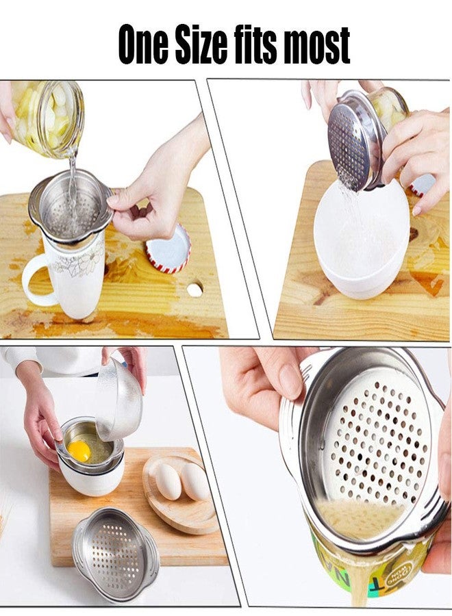 DEVILMAYCARE 2-Pack Stainless Steel Food Can Drainer Strainer, Sieve Tuna Can Oil Press Tuna Can Oil Squeezer Oil Drainer Can Opener, Can strainer Kitchen Tools - Image 3