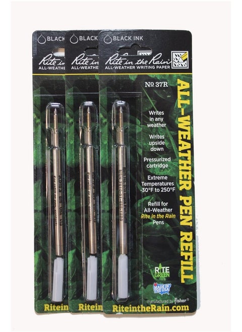 Er Rite In The Rain Pen Refills Black Fine Point
