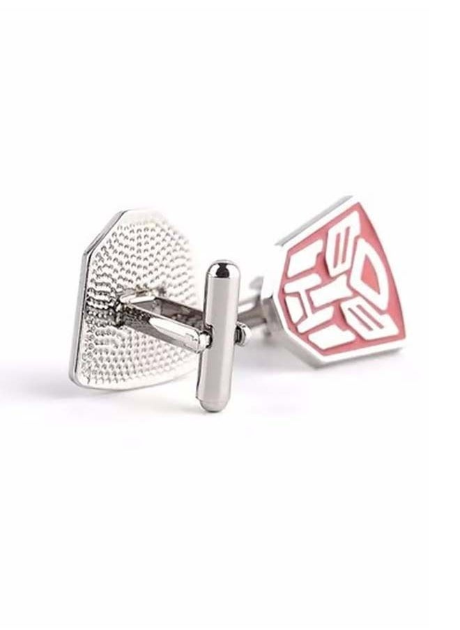 NIBEMINENT - Transformers Mask Shape Cufflinks - Image 1