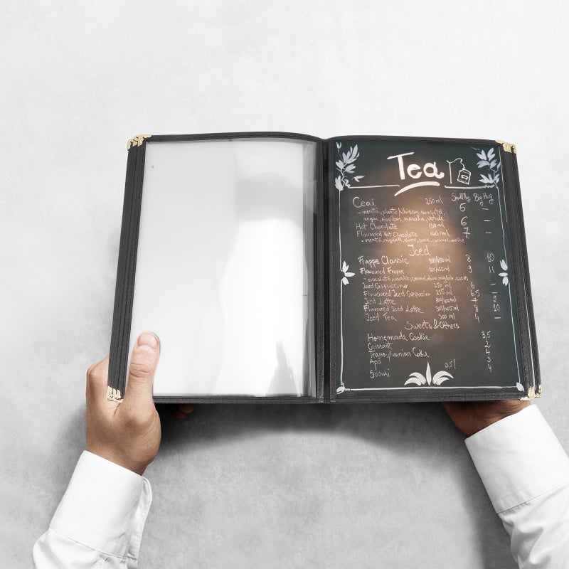 🍽️ أغطية كتب بلاستيكية شفافة لحماية القوائم في المطاعم والفنادق - Image 1