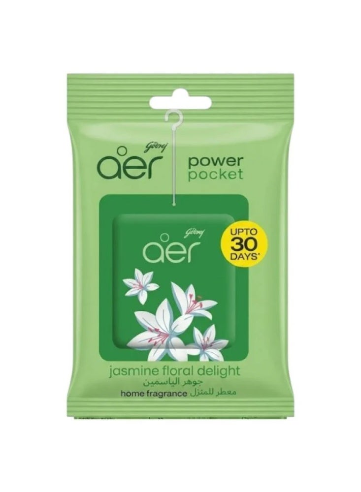 Godrej Aer Power Pocket Home Fragrance Jasmine Floral Delight - Image 1