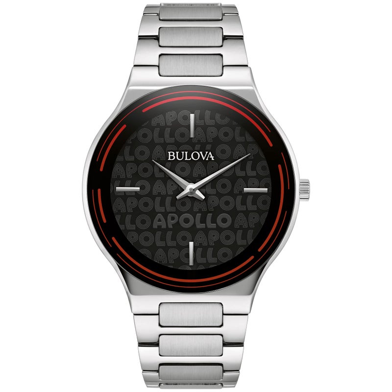 Bulova Special Edition Apollo Theater Quartz Stainless Steel Watch, Edge to Edge Crystal, 43mm - Image 5