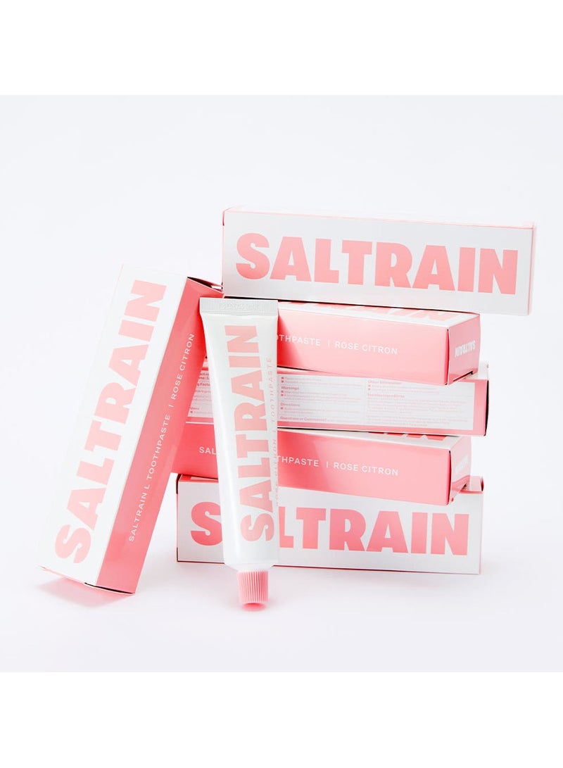 Saltrain Rose Citron Toothpaste – Korean Gray Salt Toothpaste with Rose & Citrus Extracts for Gentle Whitening and Fresh Breath - Image 4