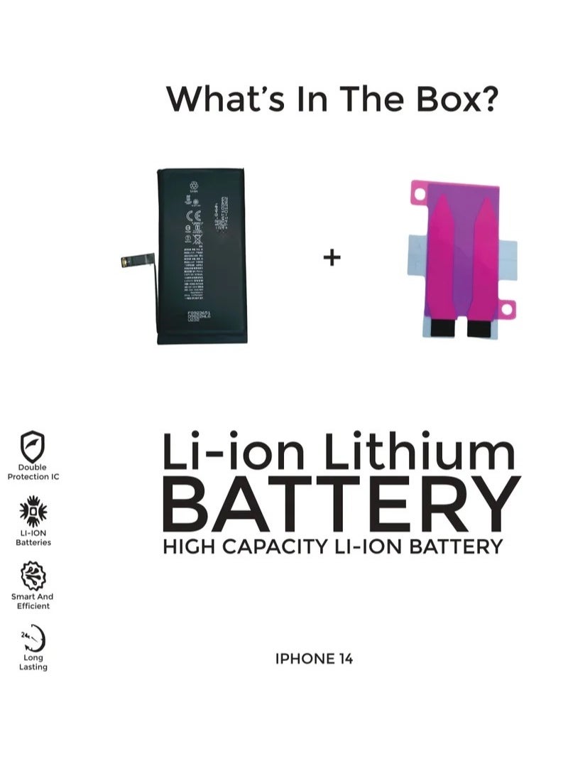 M.H.Q IPHONE 14 BATTERY  - Image 1