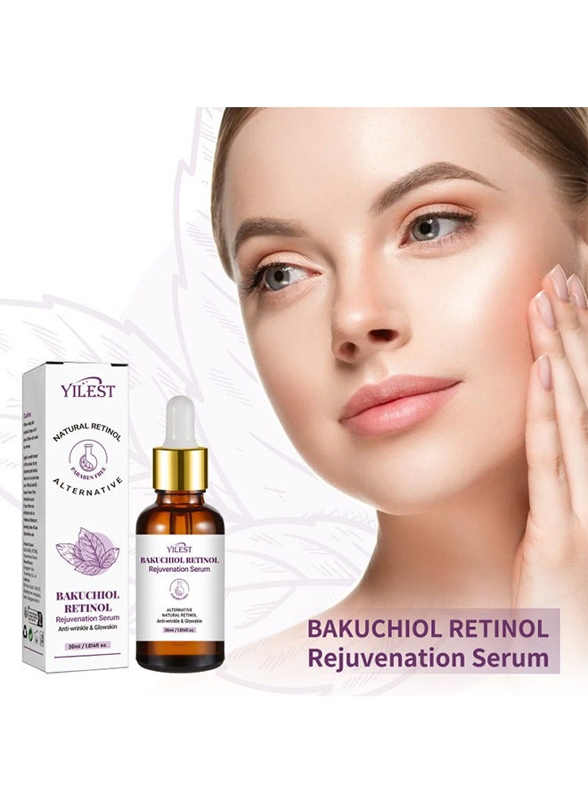 YILEST Bakuchiol Retinol Rejuvenation Serum, Retinol Serum for Wrinkles Retinol Serum Face Serum for All Skin, Retinol Serum Wrinkles for Man&Women 30ml - Image 5