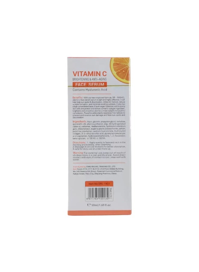 DR. RASHEL Dr.Rashel Brightening And Anti-Aging Face Serum With Vitamin C- 50ml - Image 2