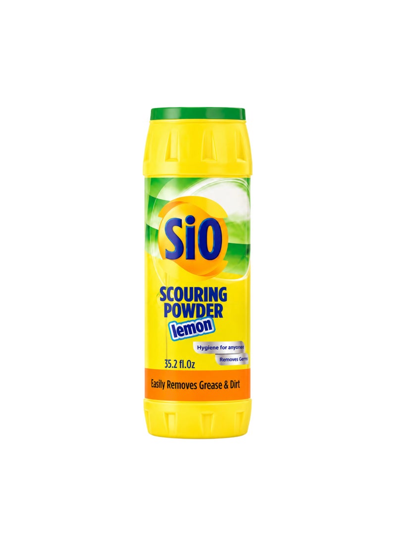 SIO Multi-Purpose Scouring Powder with Chlorine 35.2fl.oz| Effective Grease & Dirt Removal - Image 1
