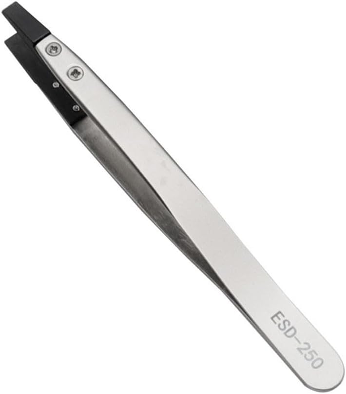 ESD 250 Anti Static Tweezers for Electronics Repair Circuit Board Mobile Phone Maintenance - Image 2