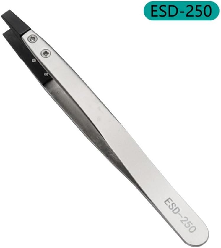 ESD 250 Anti Static Tweezers for Electronics Repair Circuit Board Mobile Phone Maintenance - Image 4