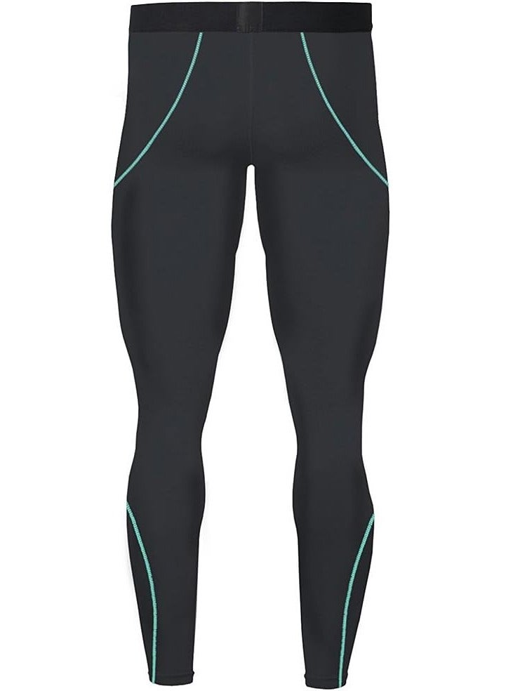 NIBEMINENT Men's Sports Running Set Compression Shirt + Pants Skin-Tight Long Sleeves Quick Dry Fitness Tracksuit Gym Yoga Suits  - Image 5